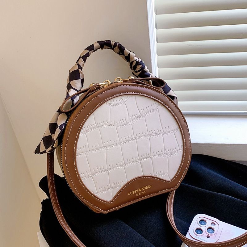 复古精致圆饼包